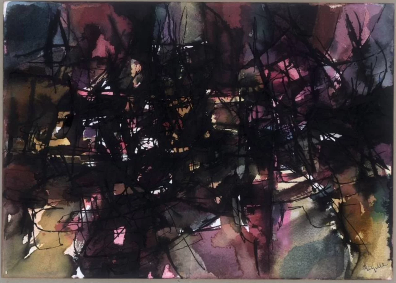 A painting worth 58 thousand dollars found in a landfill was found in a mysterious state