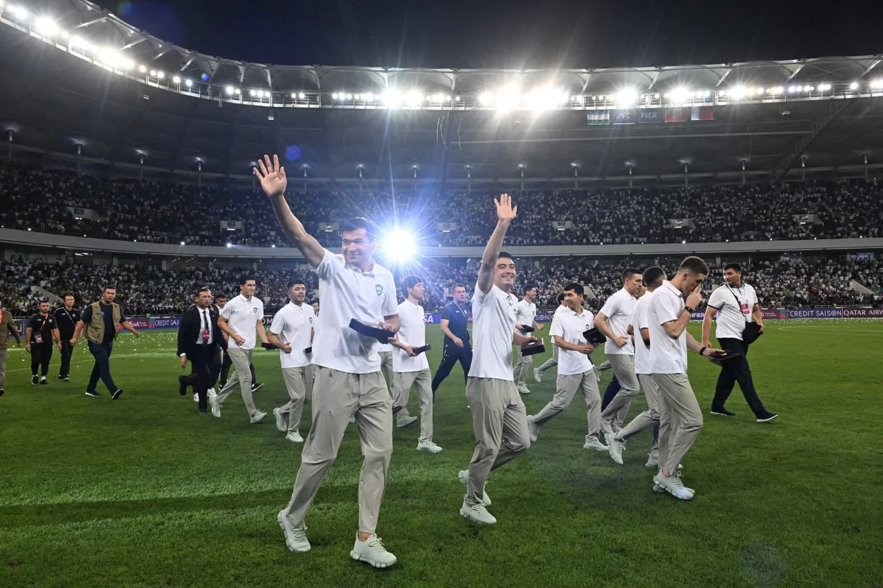 World Cup 2026 qualifiers. What is the final standings of the group Uzbekistan has entered?