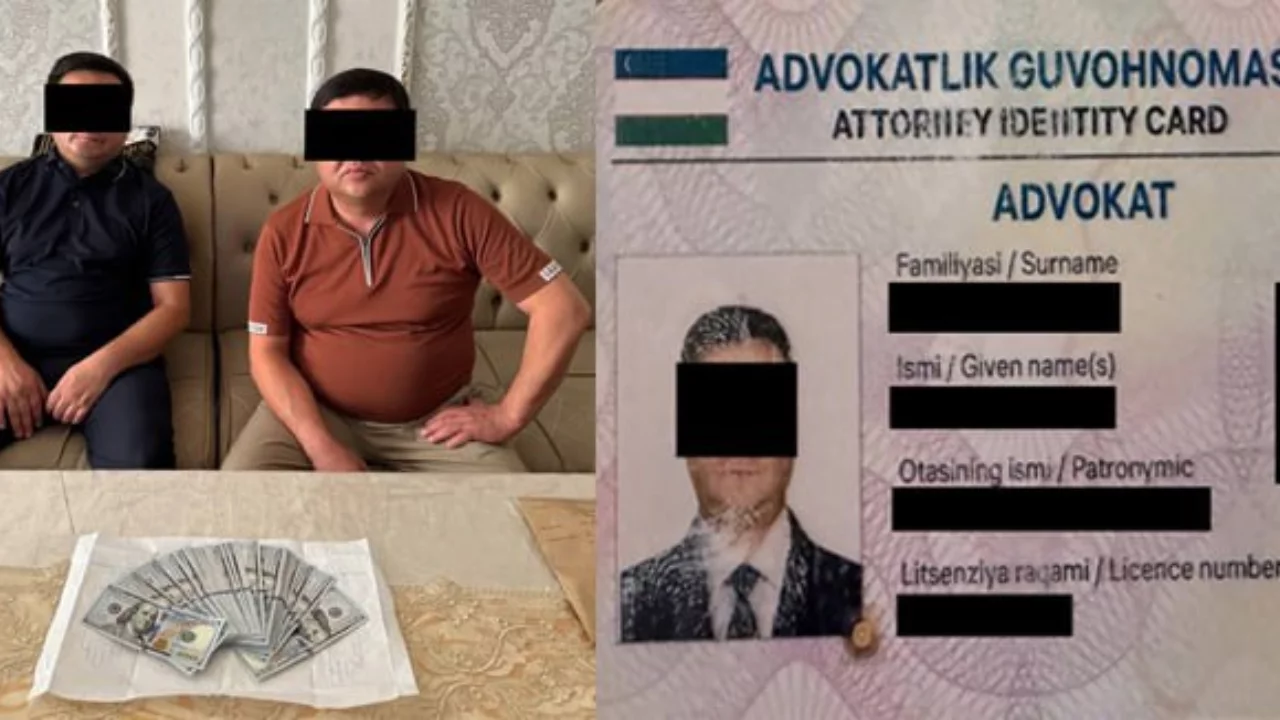 Тошкентда фирибгар ва адвокат пора билан қўлга тушди!