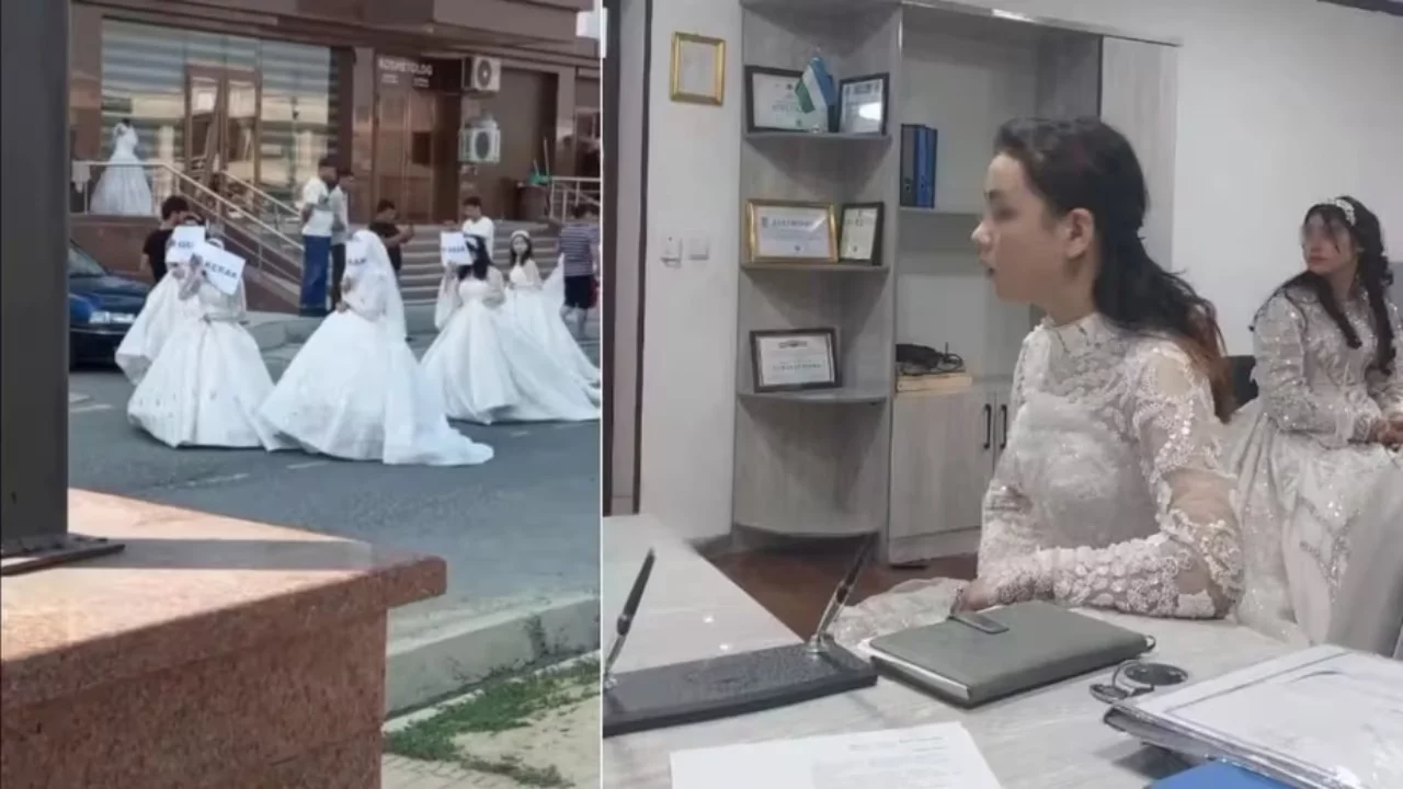 Жиззахда саккиз келин “эр керак” деб чиқди — жамоатчилик норози
