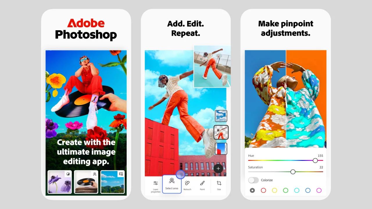 Adobe Android учун тўлиқ Photoshop дастурини чиқарди