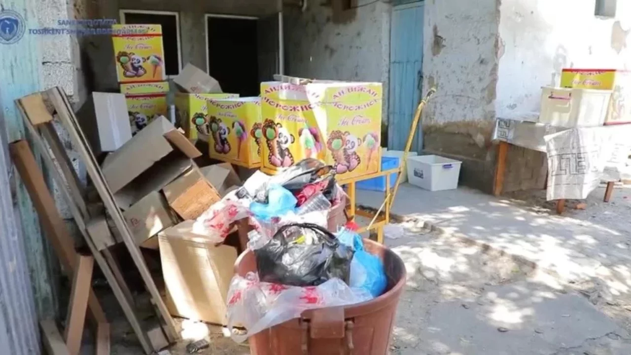 Poisonous ice cream distributed under the name of Andijan exposed