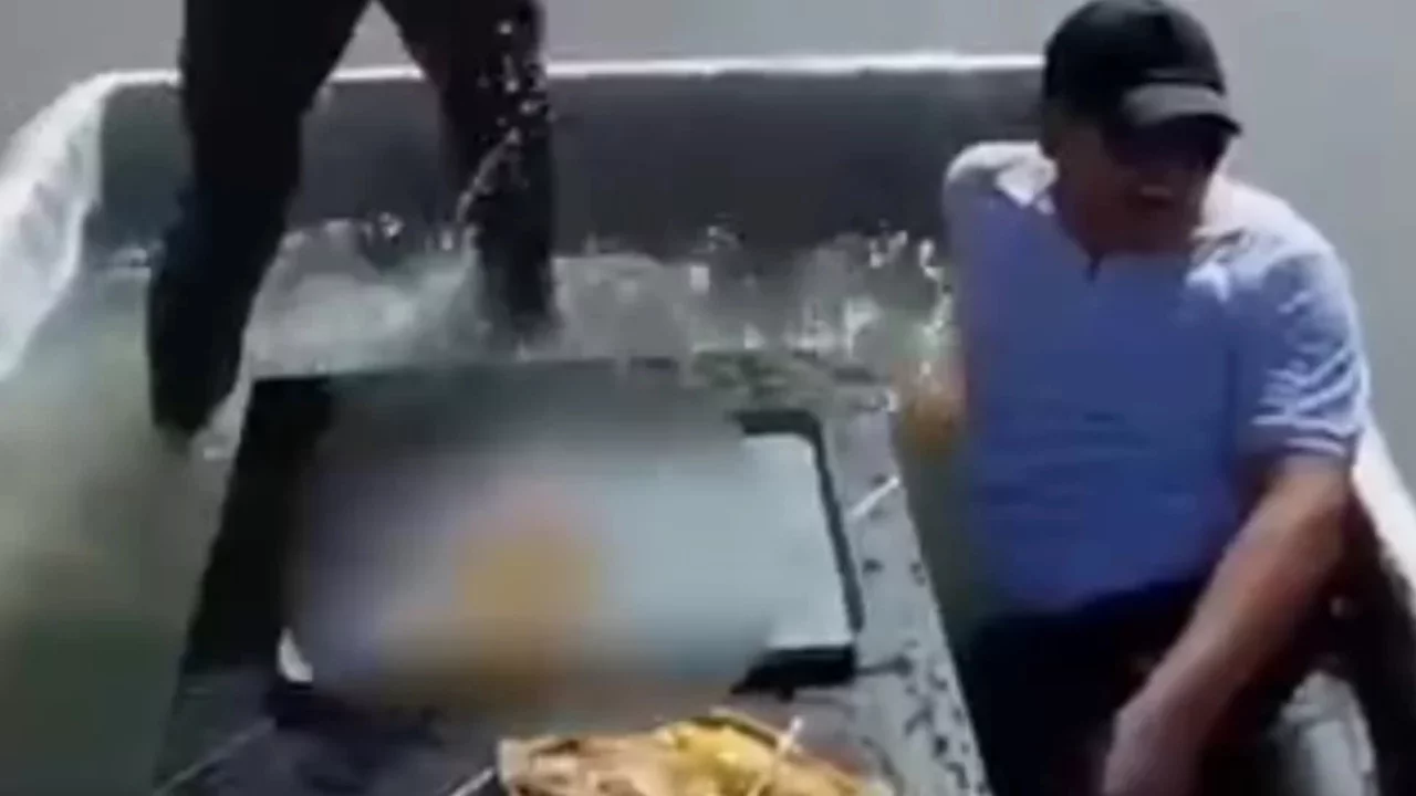 Swimming pool and barbecue in the trunk: serious consequences