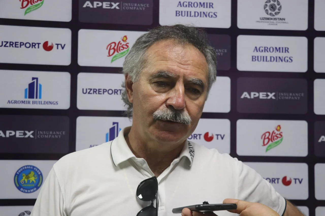 What did Vadim Abramov say about the match where "Dinamo" could not defeat "Nasaf"?