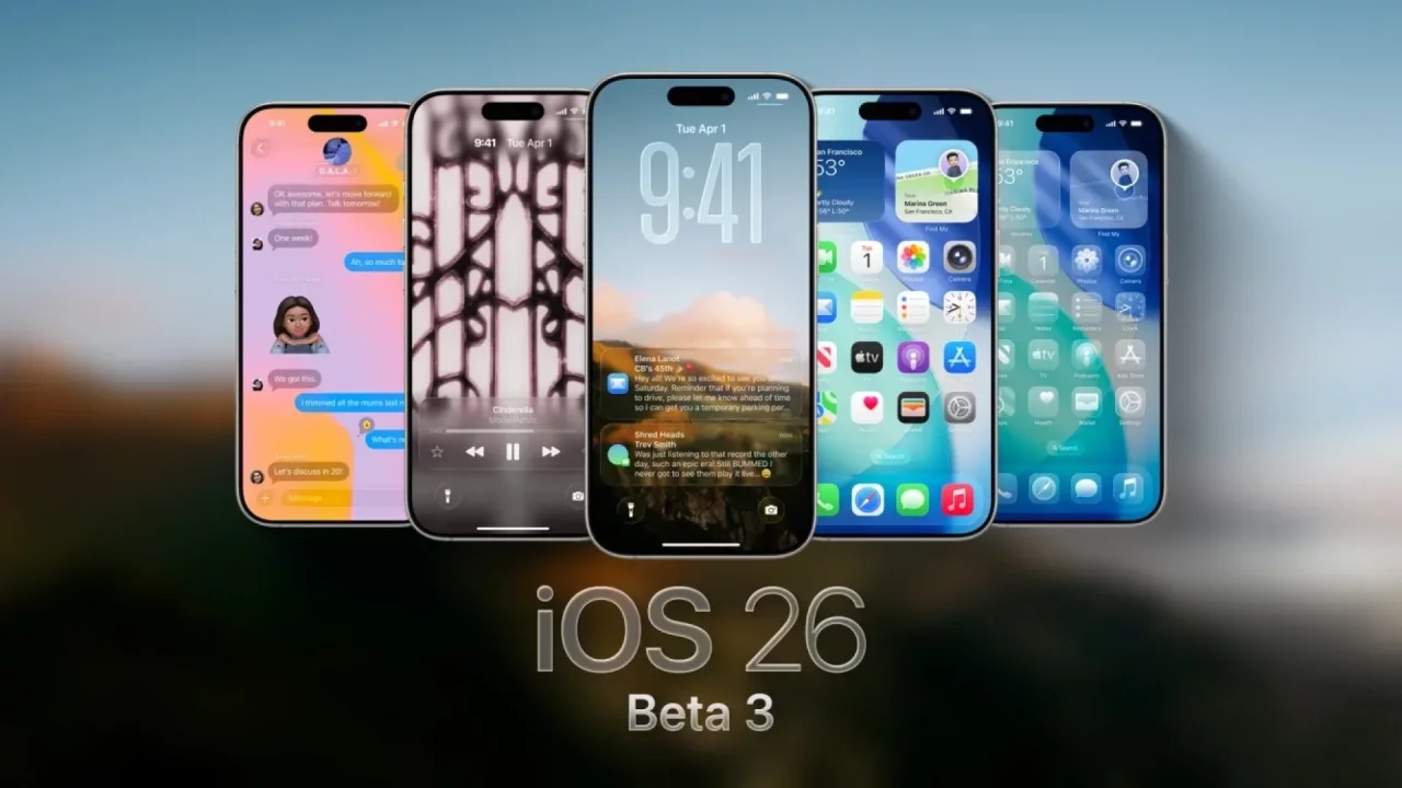 Apple releases iOS 26 beta 3: new design and Visual Intelligence