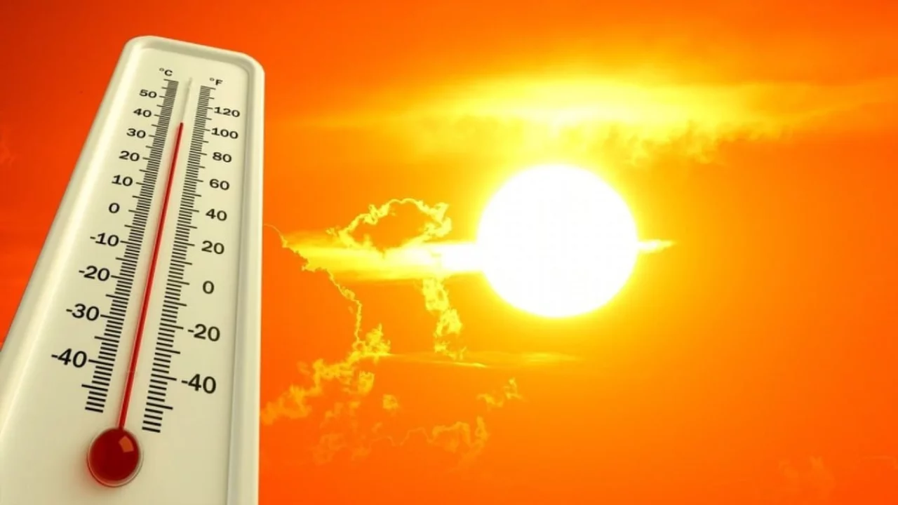 It's unbearably hot even in the shade: temperatures are rising to 44 degrees Celsius