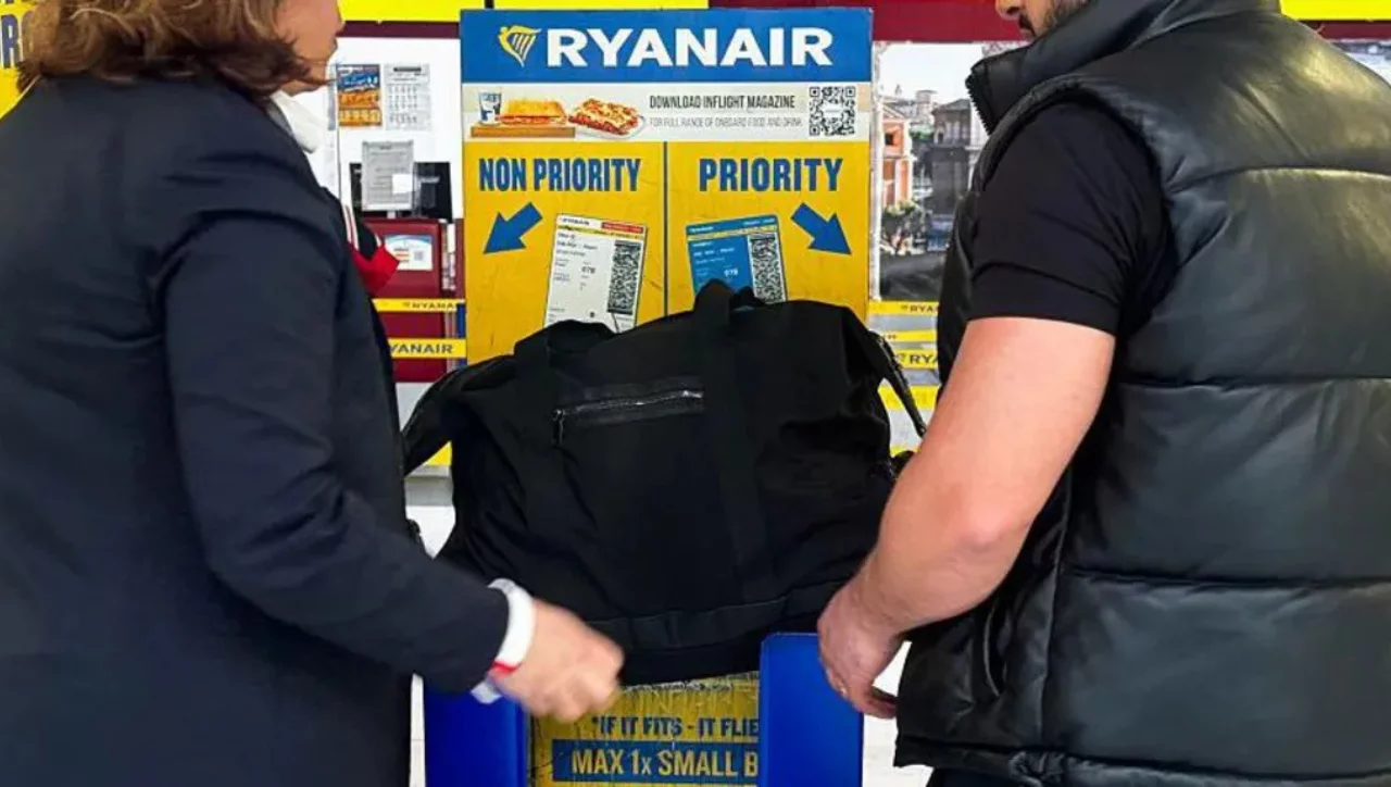 Ryanair қўшимча тўловсиз сумка ҳажмини катталаштирди!