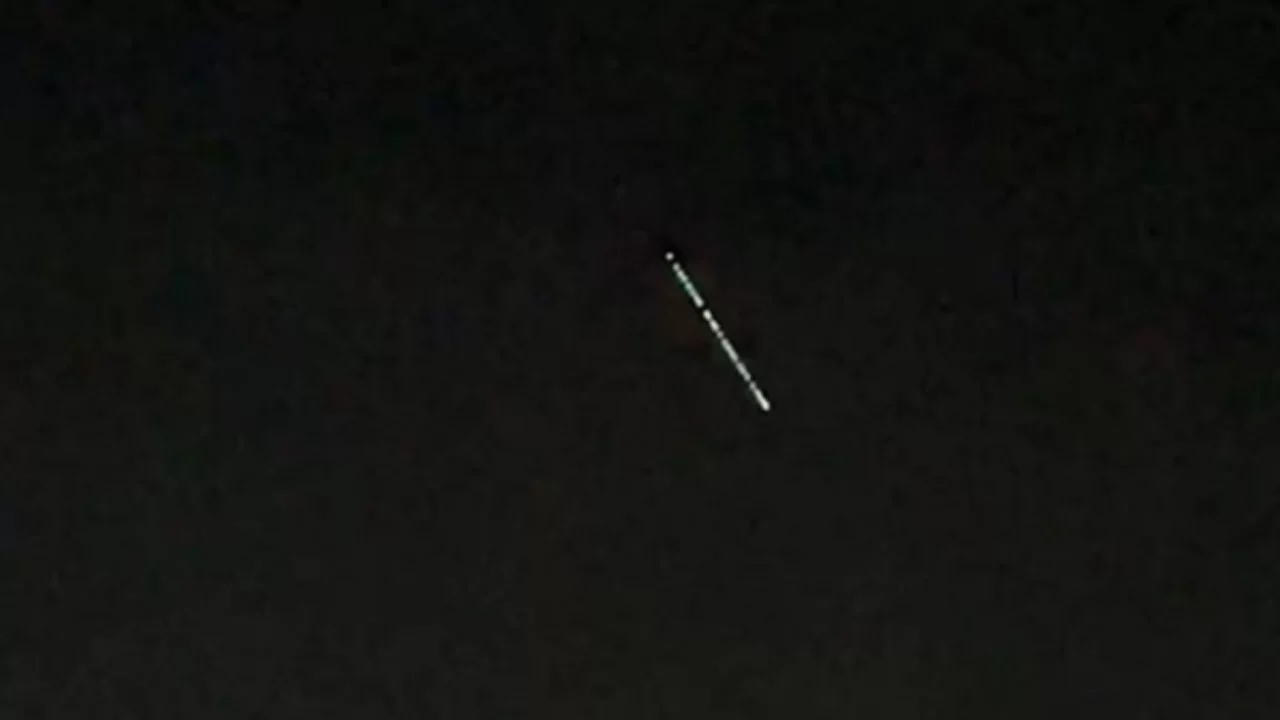 Lines of rays in the sky - danger or technology?
