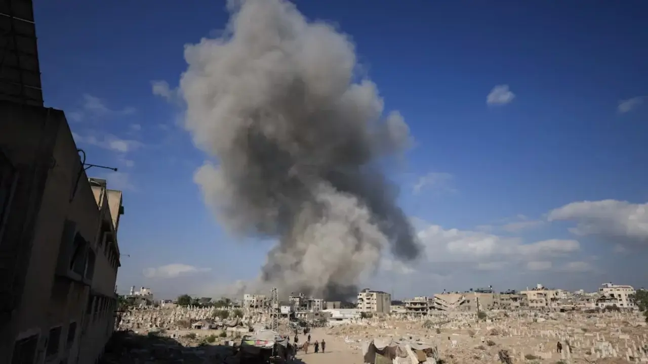 Israeli Attack Destroys Gaza City