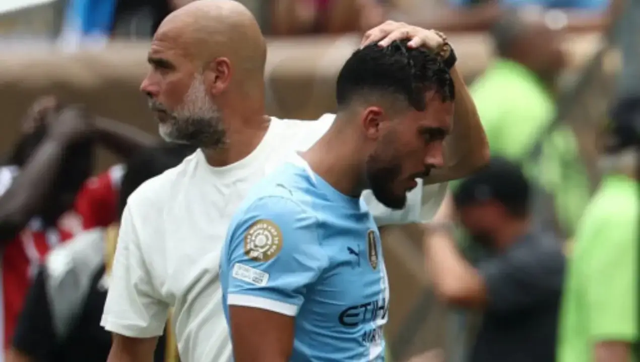 "Manchester Siti" futbolchisi jarohat olib 2 oyga safdan chiqdi