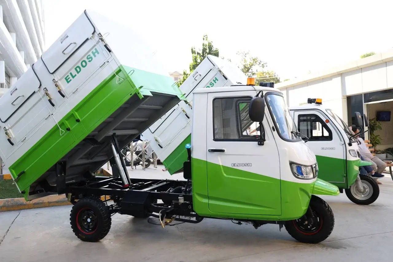 Electric garbage scooters are being produced in Samarkand