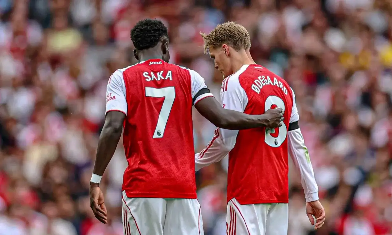 Arteta spoke about the injuries of Ødegaard and Saka