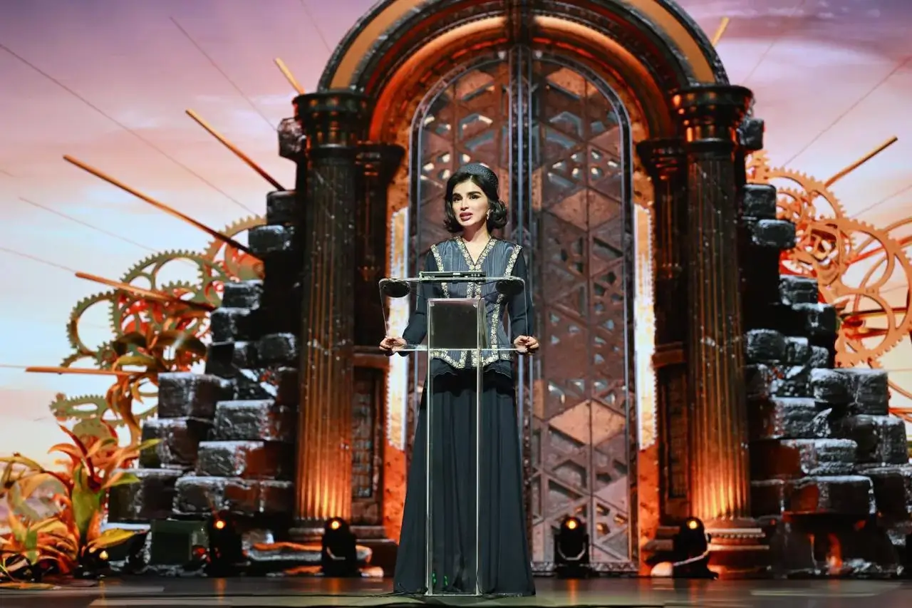 Saida Mirziyoyeva delivered a speech at an event in Bishkek