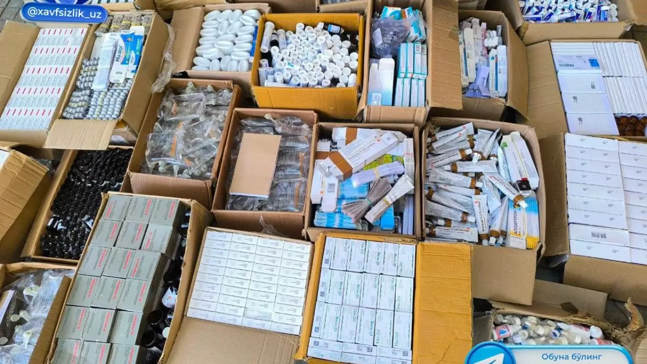 В Намангане изъяли из обращения фальшивые лекарства на 15 млрд сумов