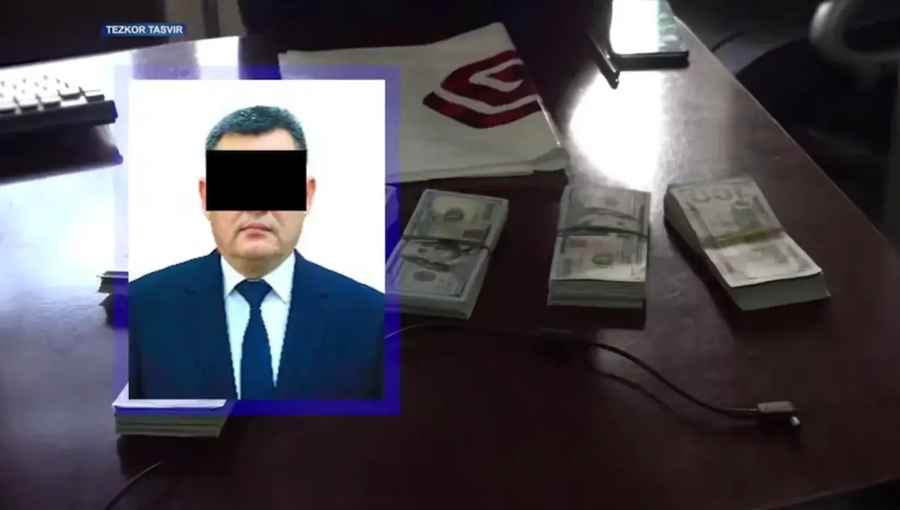 Namangan Belediye Başkanı 60 bin dolar rüşvetle yakalandı