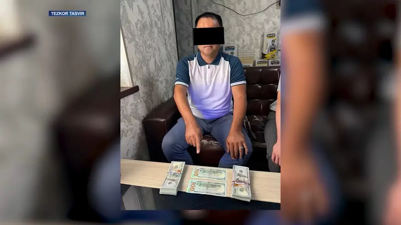 Zangiotada 20 ming dollar olgan bosh mutaxassis ushlandi
