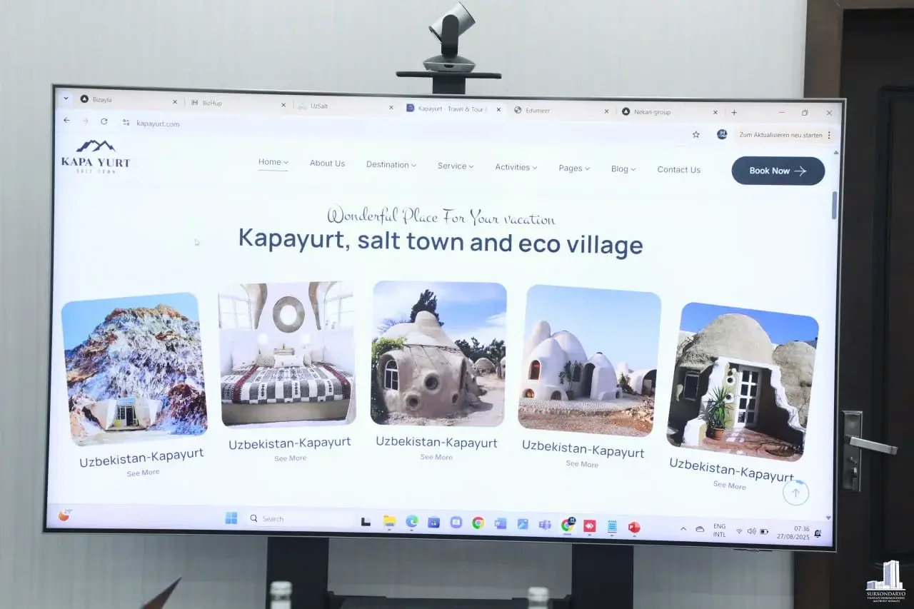 Сурхондарёда туз конида 15 млн долларлик туризм лойиҳаси бошланди