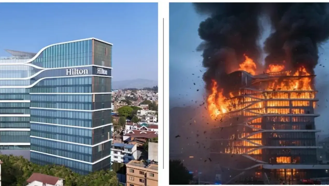 Непалда Hilton меҳмонхонаси исёнчилар томонидан ёқиб юборилди