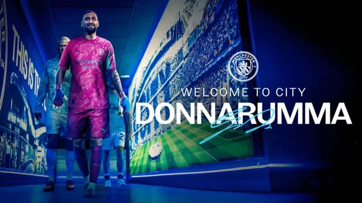 Officially: Donnarumma becomes a Manchester City player