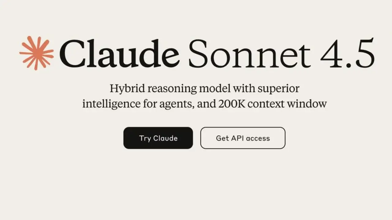 Anthropic компанияси Claude Sonnet 4.5 моделини тақдим этди