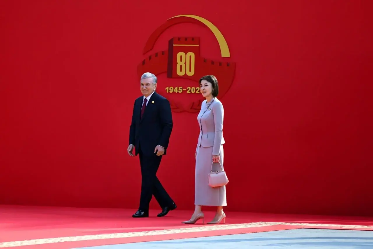 Shavkat Mirziyoyev attended a ceremonial military parade in Beijing