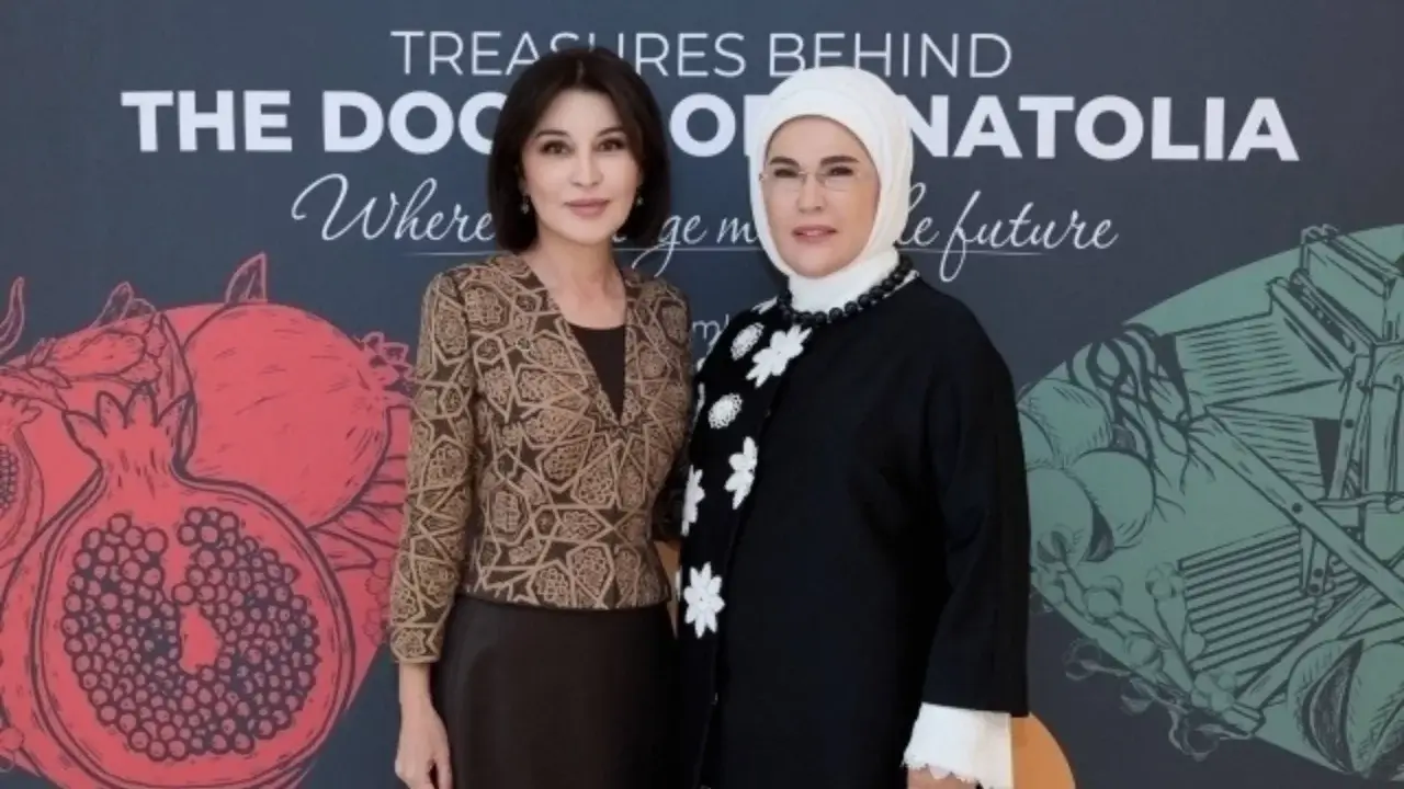 Ziroat Mirziyoyeva va Emine Erdo‘g‘an Nyu-Yorkda Madaniy Ko‘rgazmaga bordi