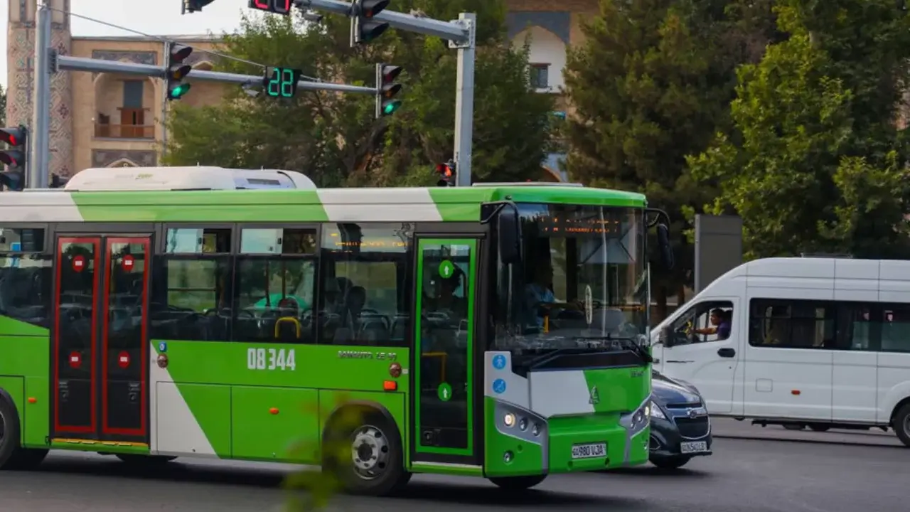 Taşkent'te bir otobüs yayaya çarptı