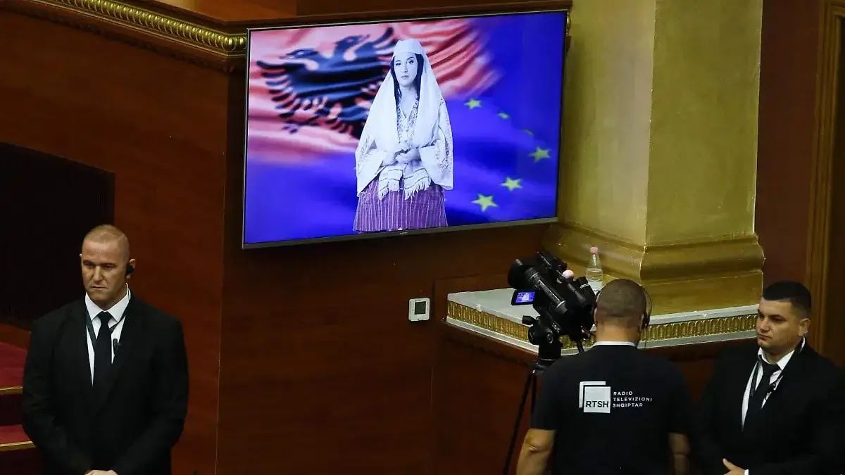 The first Minister of Artificial Intelligence in the history of Albania spoke in parliament