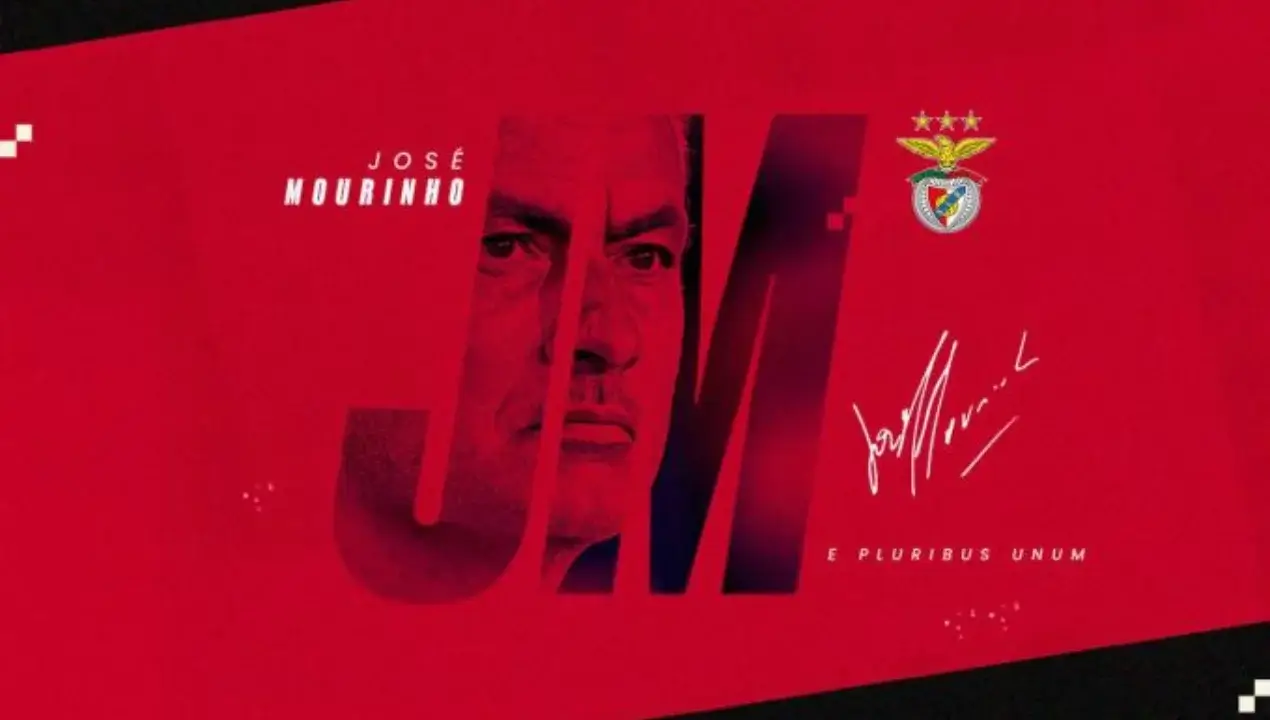 José Mourinho, resmi olarak Benfica'nın baş antrenörü olarak atandı