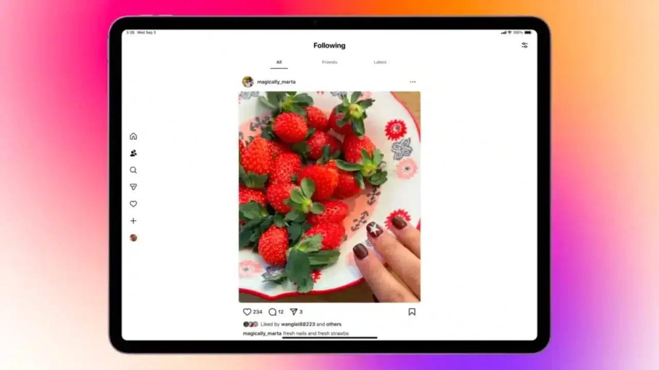 Instagram has released an official iPad app