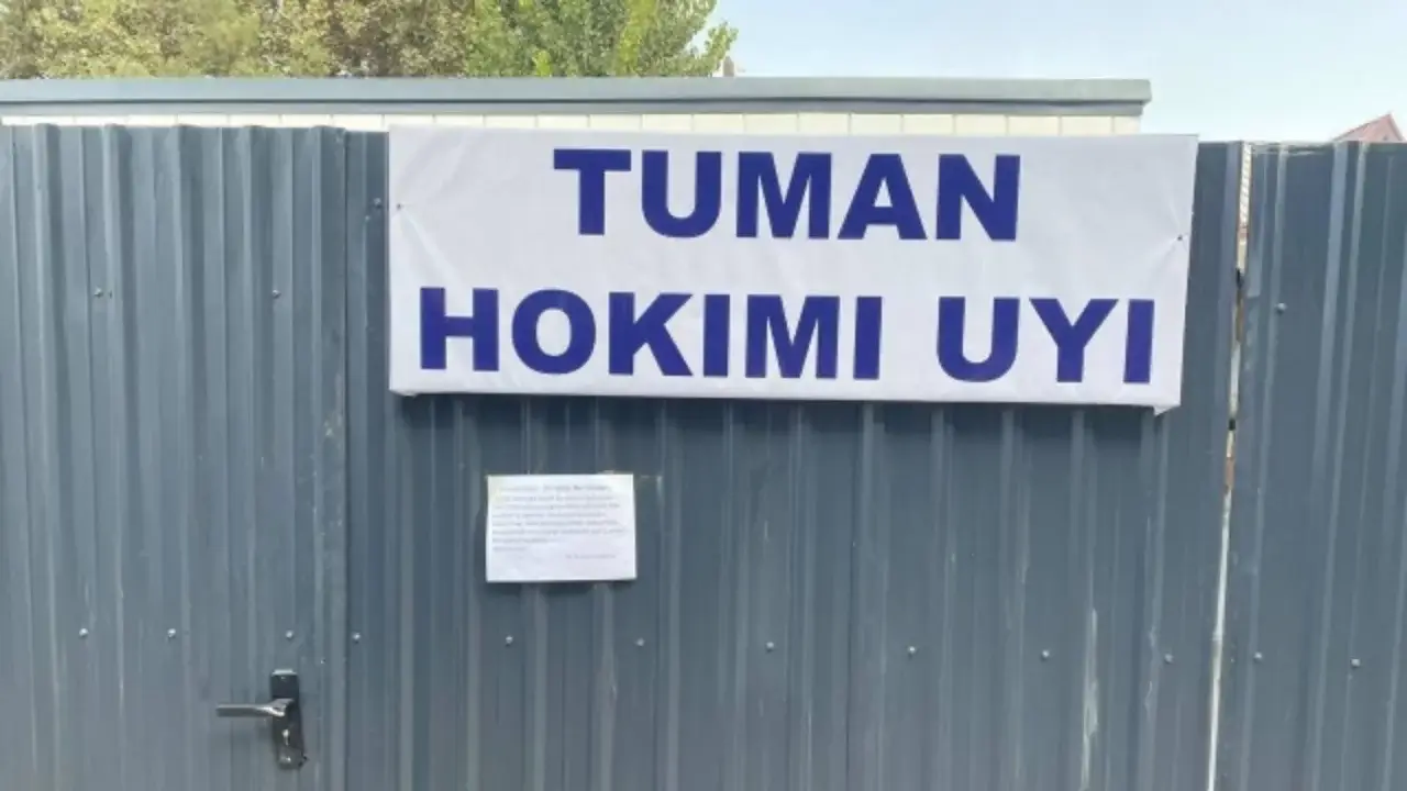 Namanganda hokim darvozasi ostonasiga xat tashlab ketildi
