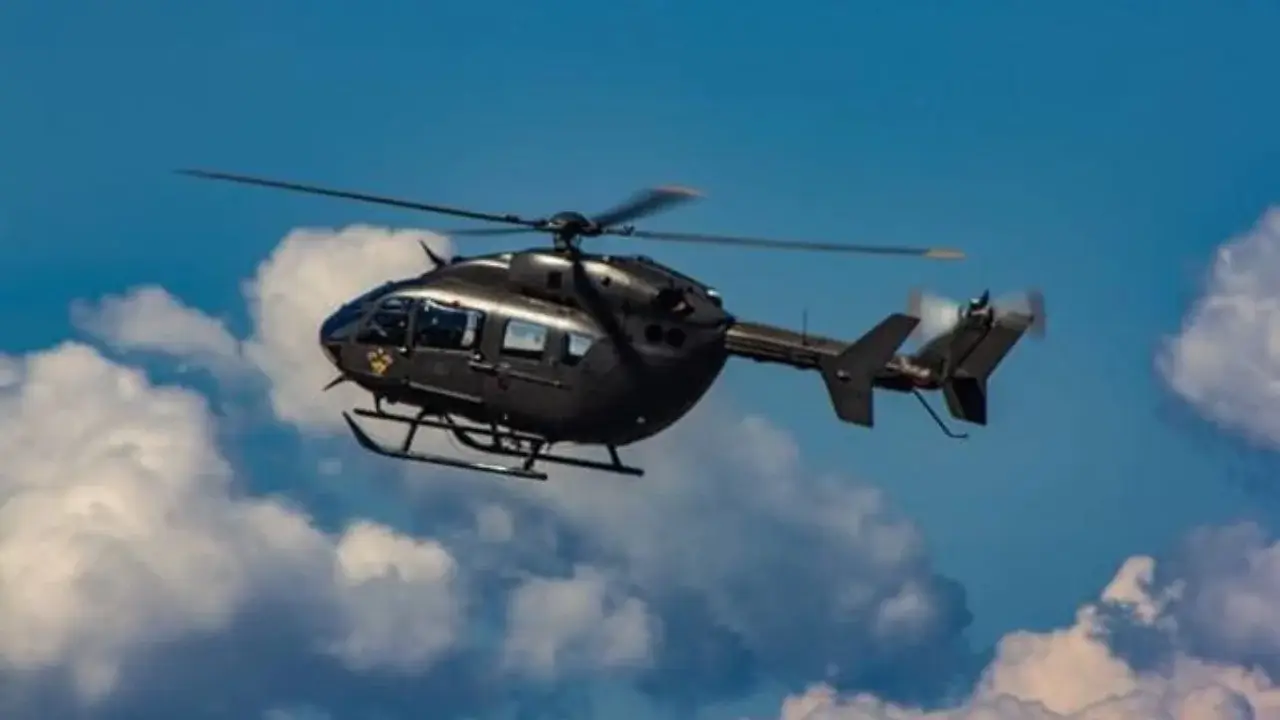 Minnesota'da bir helikopter yanarak düştü