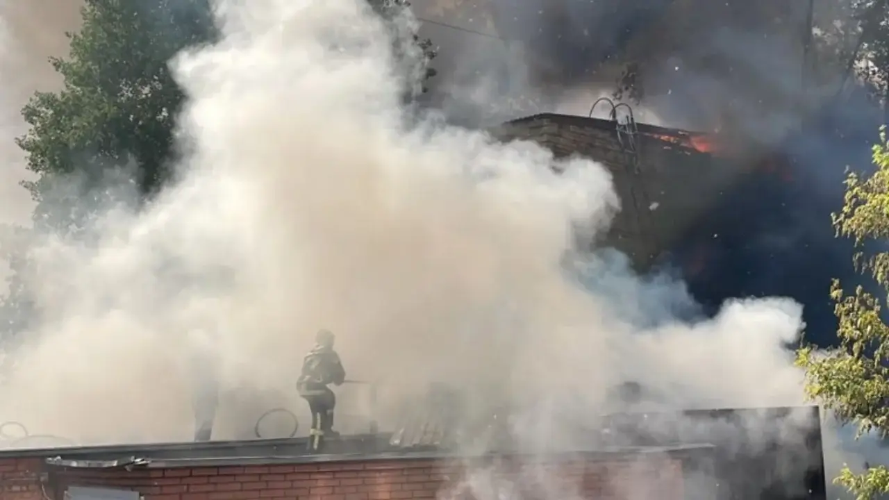 Москва вилоятида "Чердак" хизмати омбори ёниб кетди