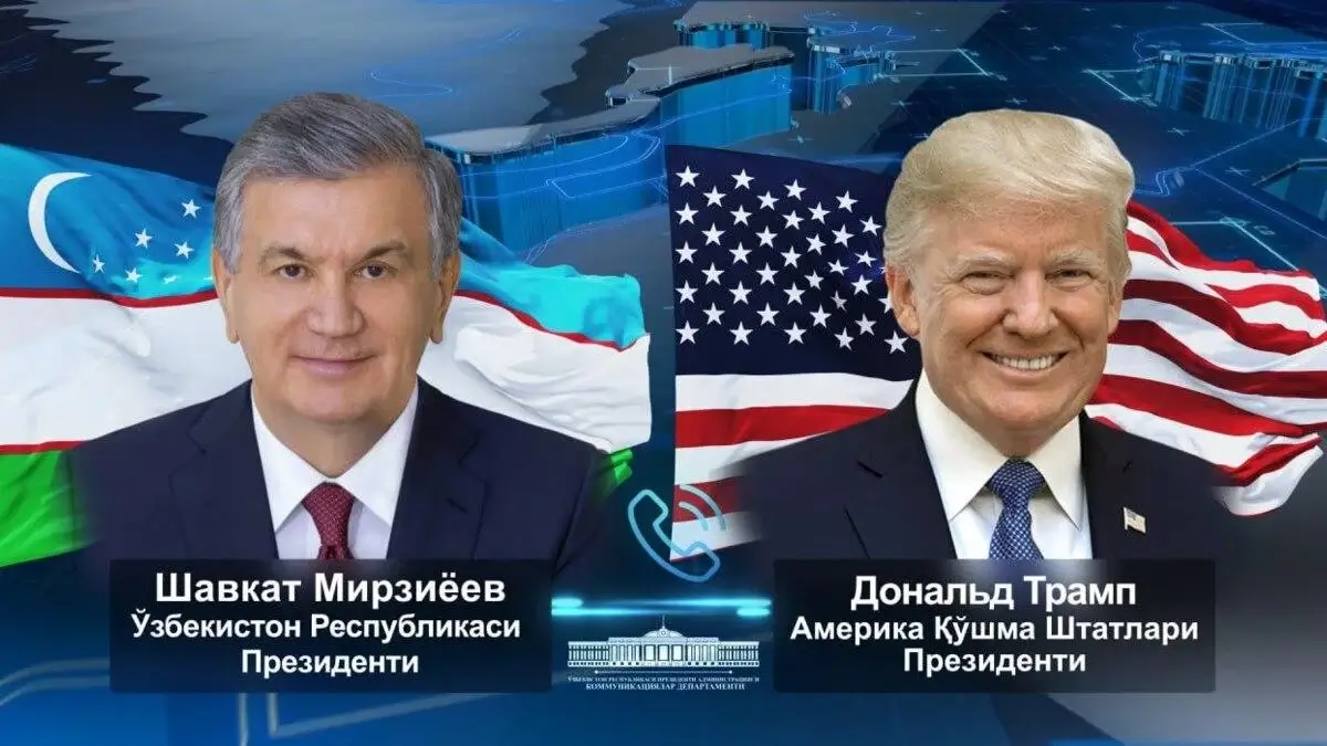 In a conversation with Mirziyoyev, Trump wished the Uzbekistan national team good luck