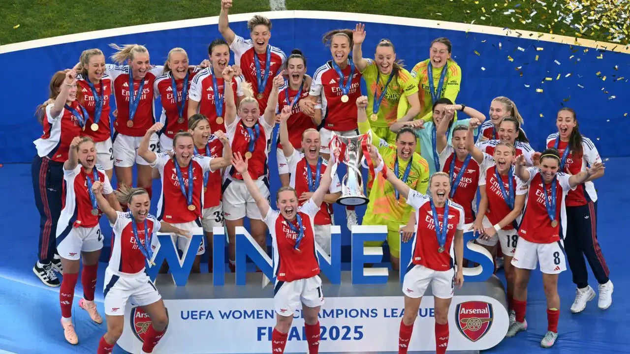 Arsenal was named the best women's team of 2025