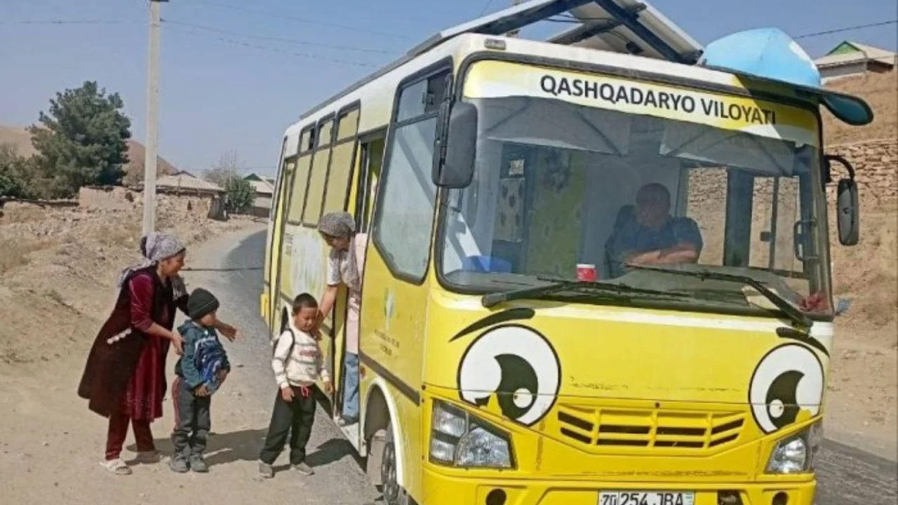 Kaşkaderya'da uzak köy çocuklarına "Aqlvoy" anaokulu otobüsü hizmet veriyor