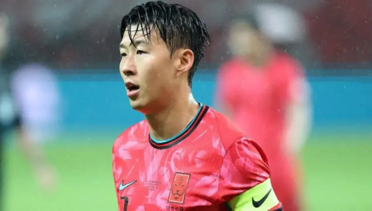Son Heung-min set a record for appearances for the national team