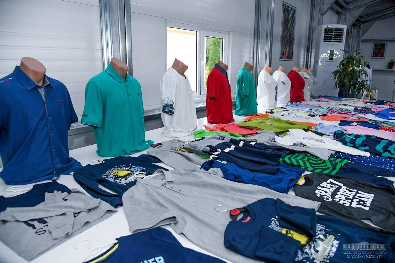 A new record was set in clothing production in Uzbekistan