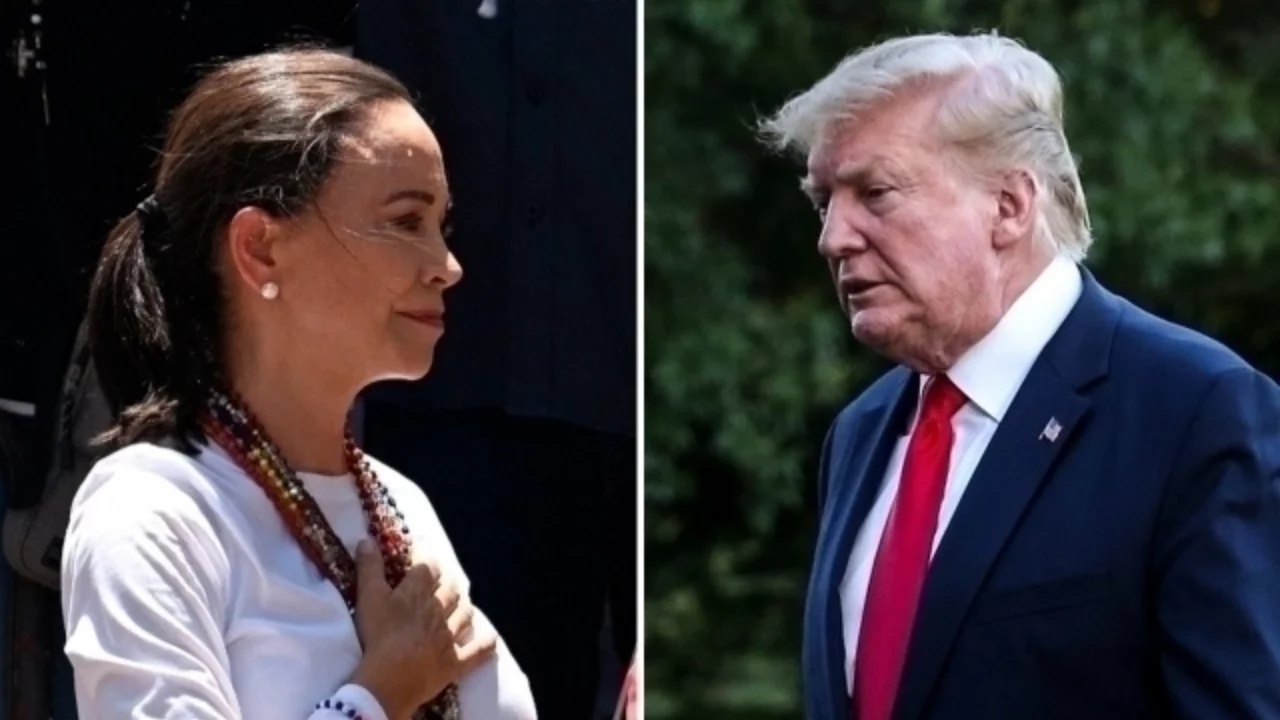Мария Корина Мачадо посвящает Нобелевскую премию Трампу