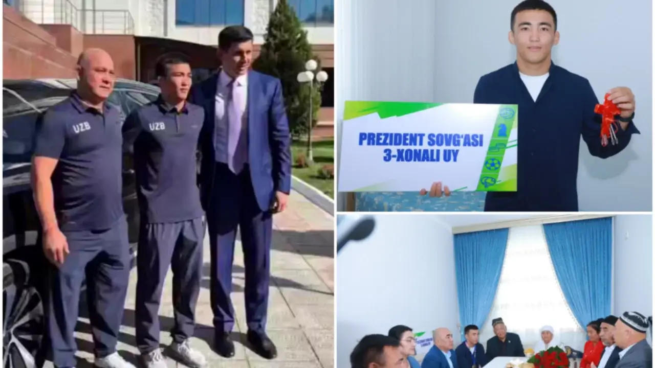 Dünya Şampiyonu Aytjan Halmakhanov'a ev, araba ve nakit ödüller verildi