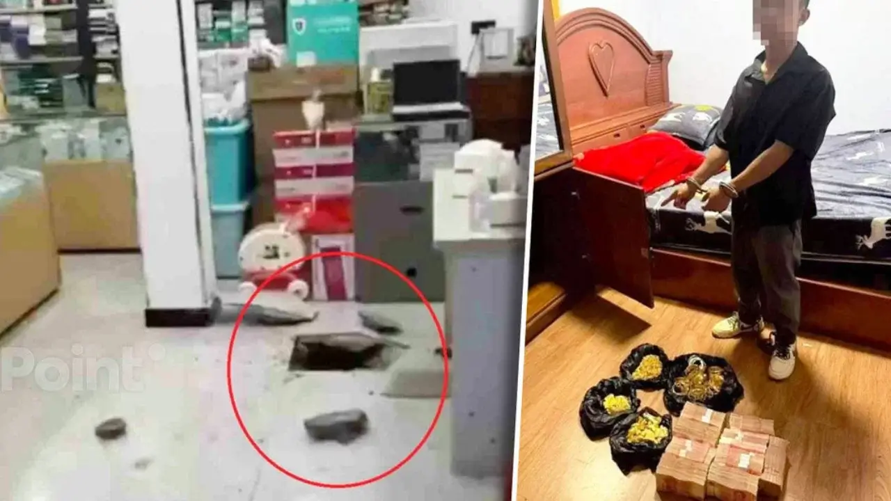 Man who spent 9 days digging tunnel underground to steal gold exposed