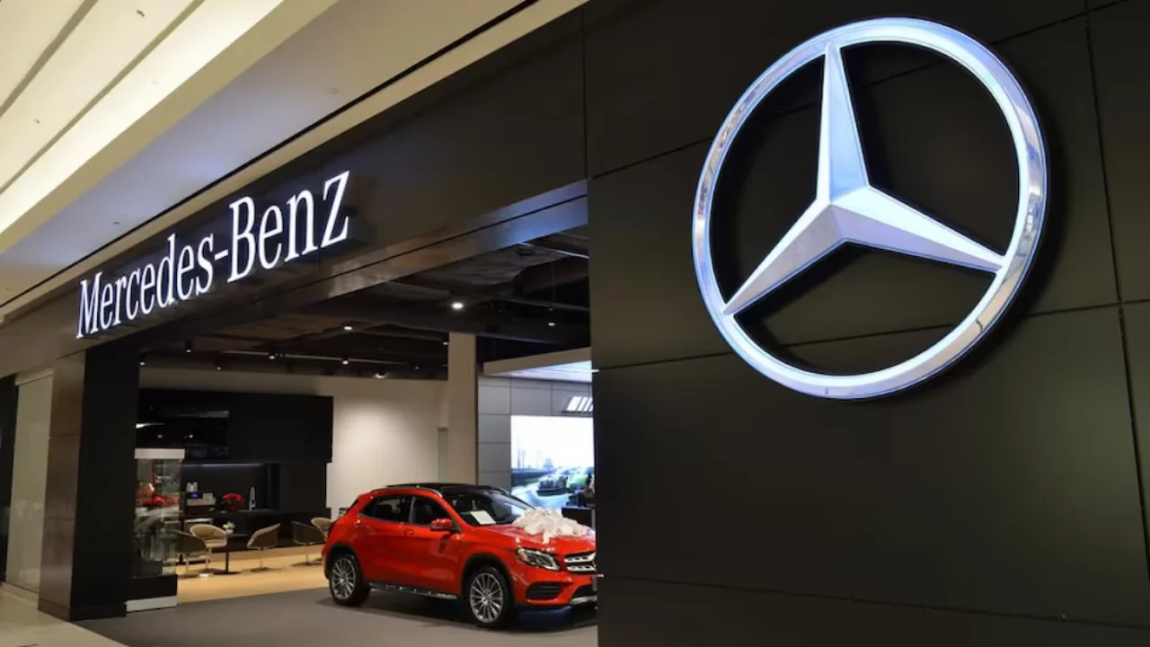 Why did Mercedes-Benz sales drop sharply?