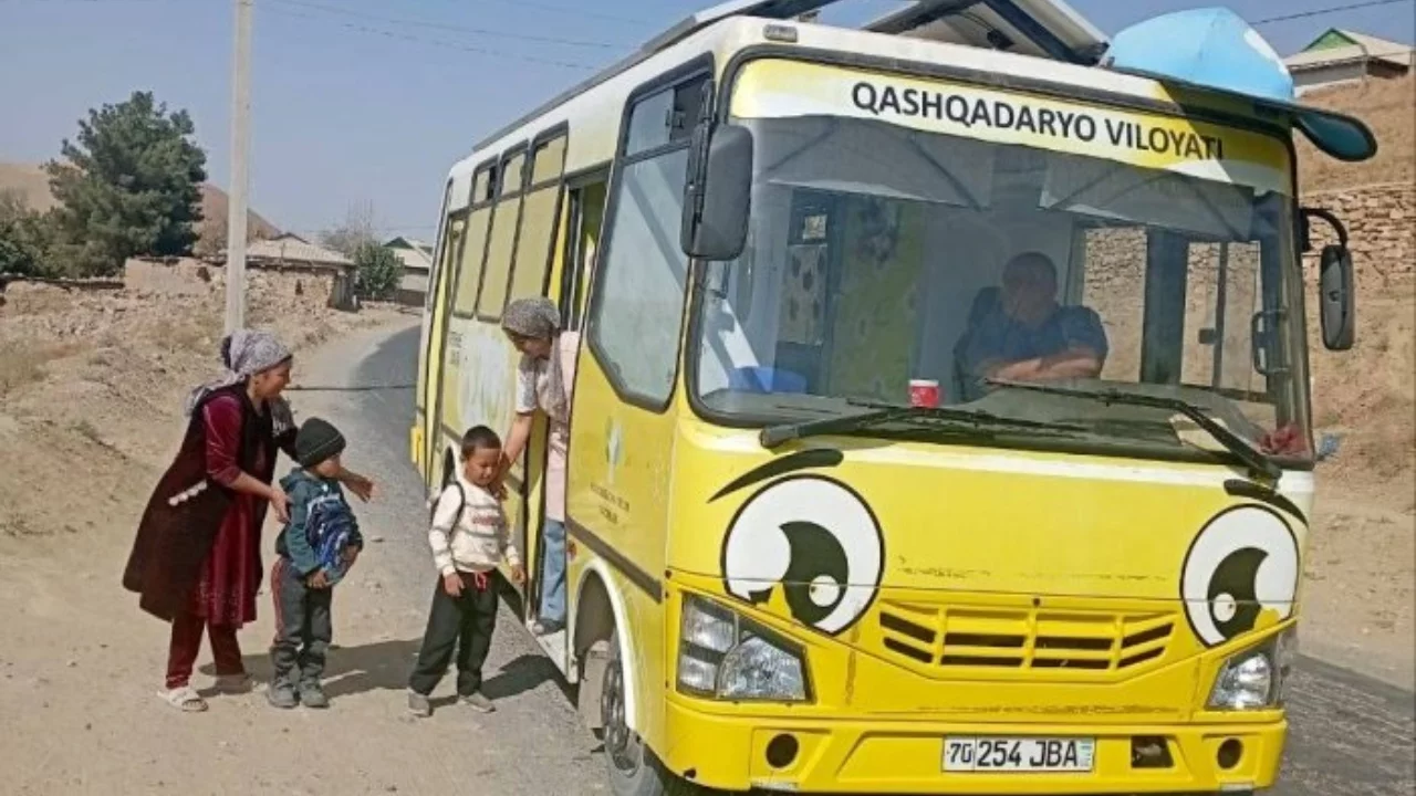 A special "Aqlvoy" bus has been launched for village children