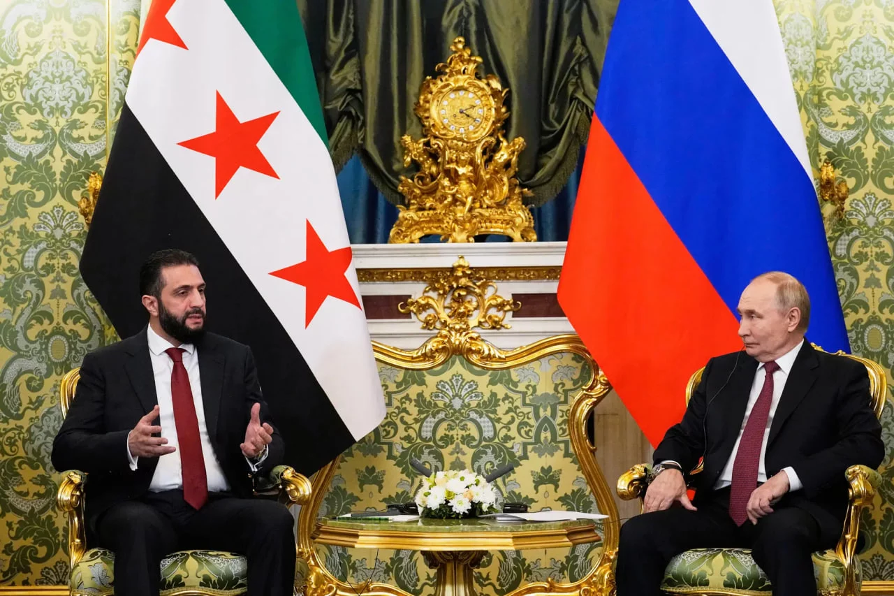 Путин ва Суриянинг муваққат раҳбари Москвада муҳим музокара ўтказди
