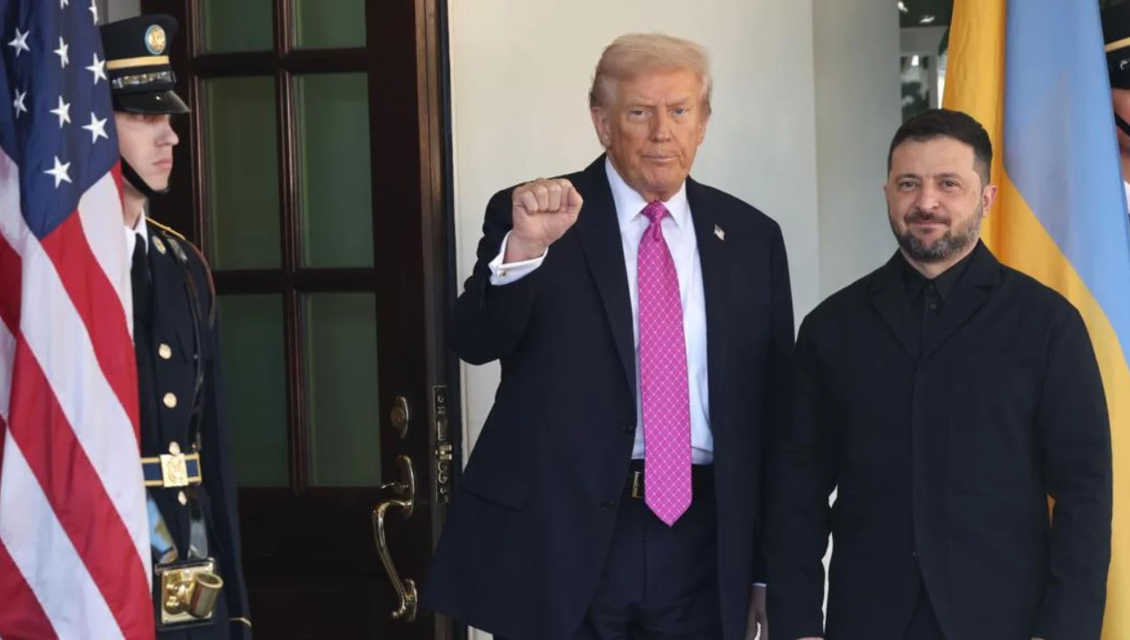 Trump and Zelensky Discuss Ukraine War at the White House