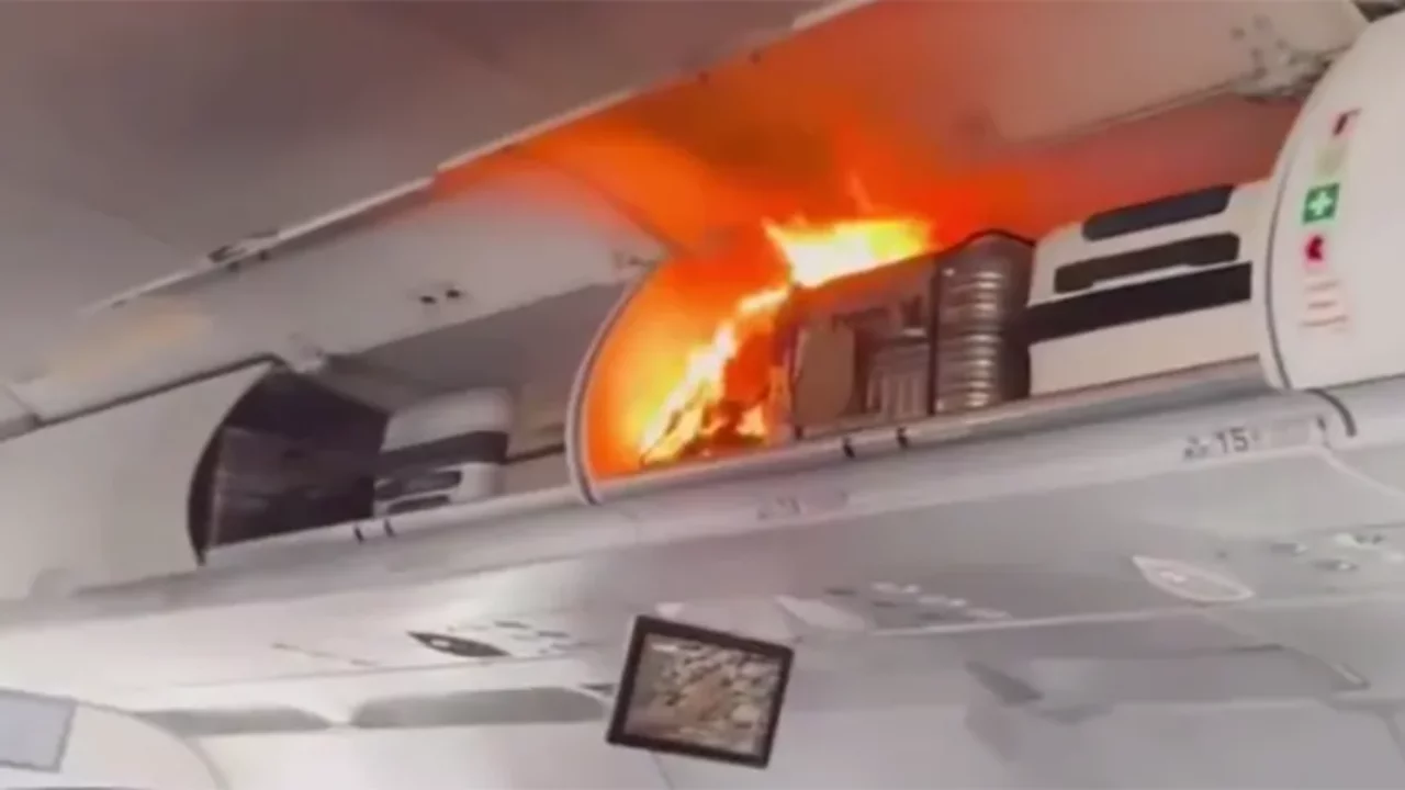 Air China reysida pauerbank yonib ketdi