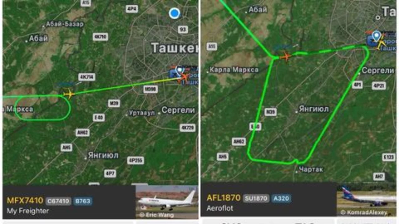 Flights at Tashkent airport were delayed due to an earthquake