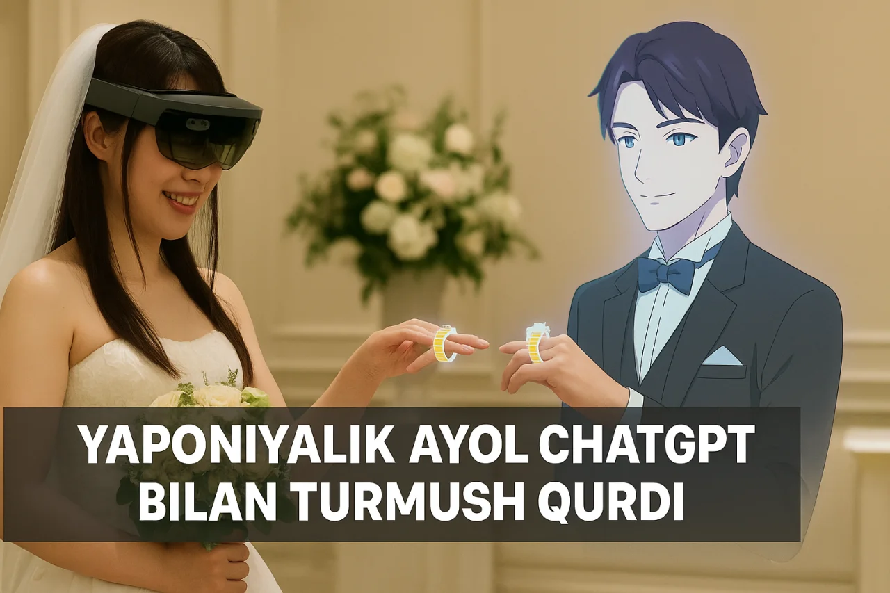 Япониялик аёл сунъий интеллект ChatGPT билан турмуш қурди