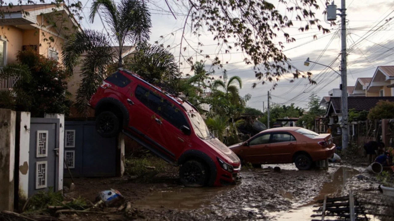 At least two dead as Super Typhoon hits the Philippines