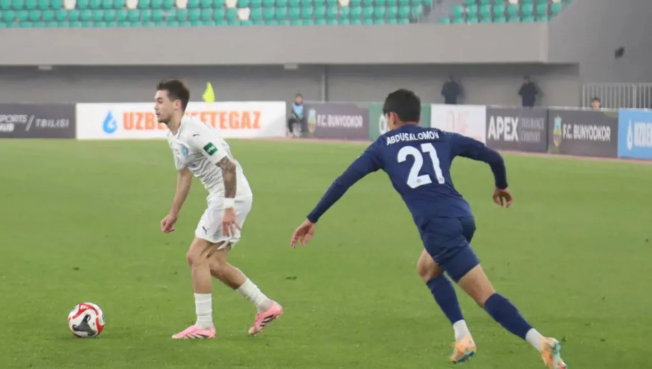 “Dinamo” Toshkentda “Bunyodkor”ni mag‘lub etib, 4-o‘rinni mustahkamladi